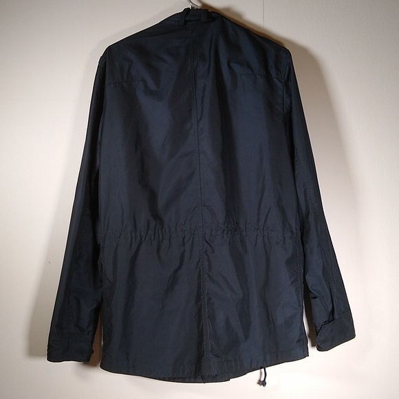 Theory navy blue rain coat utility jacket M - Picture 2 of 7